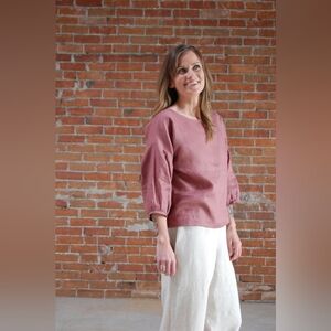 Heather Case Millie Linen Blouse